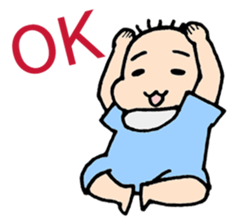 huwahuwa baby sticker #12551880