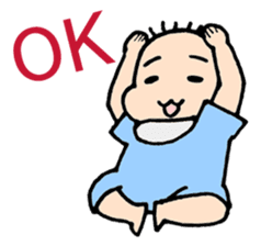 huwahuwa baby sticker #12551880