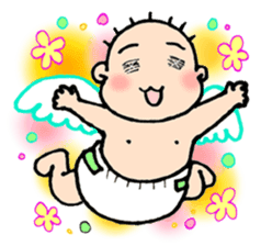 huwahuwa baby sticker #12551883