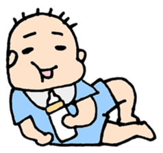 huwahuwa baby sticker #12551888