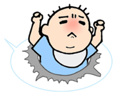 huwahuwa baby sticker #12551896