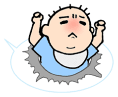 huwahuwa baby sticker #12551896