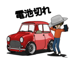 Mini size, cute car animation sticker #12552024