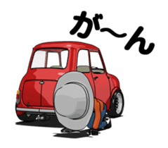 Mini size, cute car animation sticker #12552028
