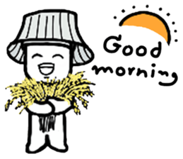 A man in many hats(English version) sticker #12552110