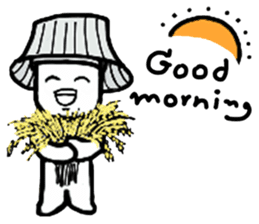 A man in many hats(English version) sticker #12552110