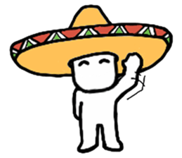 A man in many hats(English version) sticker #12552111