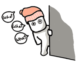 A man in many hats(English version) sticker #12552113