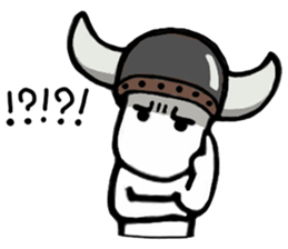 A man in many hats(English version) sticker #12552115