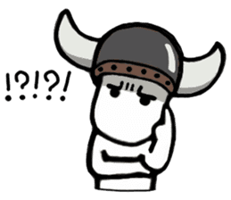 A man in many hats(English version) sticker #12552115