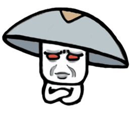 A man in many hats(English version) sticker #12552126