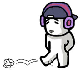 A man in many hats(English version) sticker #12552128