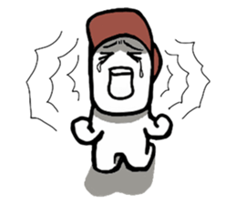 A man in many hats(English version) sticker #12552134