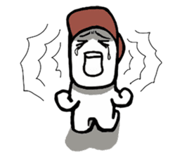 A man in many hats(English version) sticker #12552134