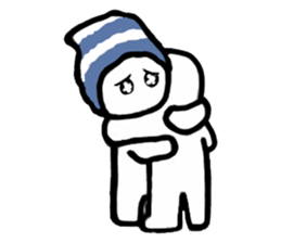 A man in many hats(English version) sticker #12552137