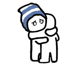 A man in many hats(English version) sticker #12552137