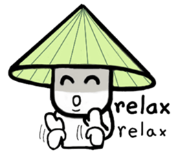 A man in many hats(English version) sticker #12552138