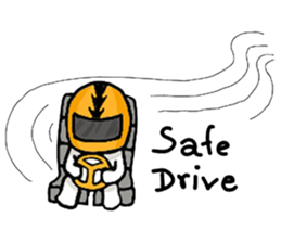 A man in many hats(English version) sticker #12552140