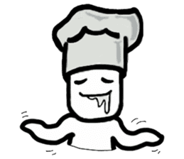 A man in many hats(English version) sticker #12552142