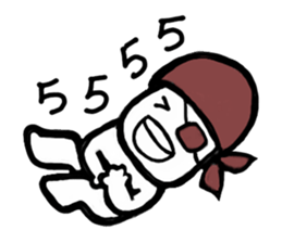 A man in many hats(English version) sticker #12552143