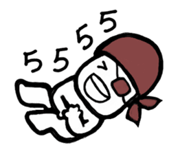 A man in many hats(English version) sticker #12552143