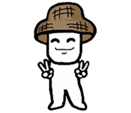 A man in many hats(English version) sticker #12552144