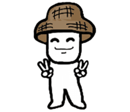 A man in many hats(English version) sticker #12552144