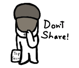 A man in many hats(English version) sticker #12552147