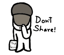 A man in many hats(English version) sticker #12552147