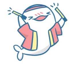 Indian porpoise and Fellow of the sea sticker #12552330