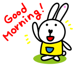 Merci The Baby Rabbit sticker #12552526