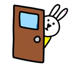 Merci The Baby Rabbit sticker #12552554