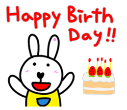 Merci The Baby Rabbit sticker #12552565