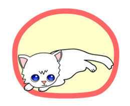 my cat Knee sticker #12552906