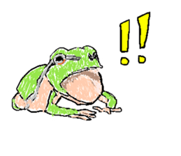 kakkakkaeru chang sticker #12552990