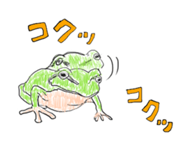 kakkakkaeru chang sticker #12552992
