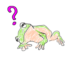 kakkakkaeru chang sticker #12552993