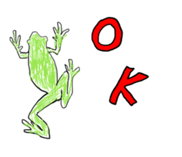 kakkakkaeru chang sticker #12553001