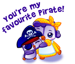 Adorable Pigu sticker #12553230