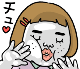 Ugly but charming woman love version. sticker #12553357