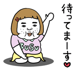 Ugly but charming woman love version. sticker #12553375
