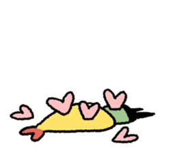 Tempura Ninja & Samurai Love sticker #12553520