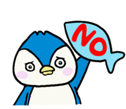 Blue penguin Penta sticker #12553591