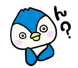 Blue penguin Penta sticker #12553603