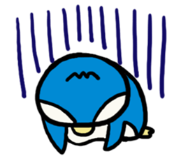 Blue penguin Penta sticker #12553610