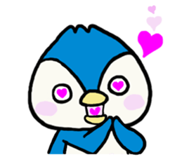 Blue penguin Penta sticker #12553615