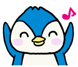 Blue penguin Penta sticker #12553616