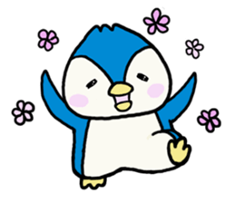 Blue penguin Penta sticker #12553617