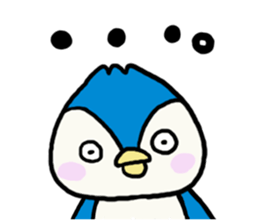 Blue penguin Penta sticker #12553618