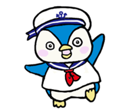 Blue penguin Penta sticker #12553627